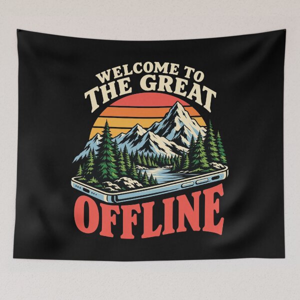 Item preview, Welcome To The Great Offline designed and sold by Adebucat.