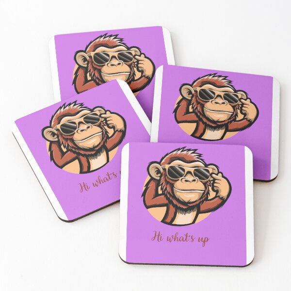 Item preview, Funny monkey sticker  designed and sold by Khanworld1234.