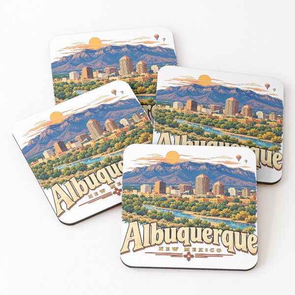 Item preview, Vintage Albuquerque New Mexico Travel Souvenir Landmark Gift designed and sold by MichaeIRellov.