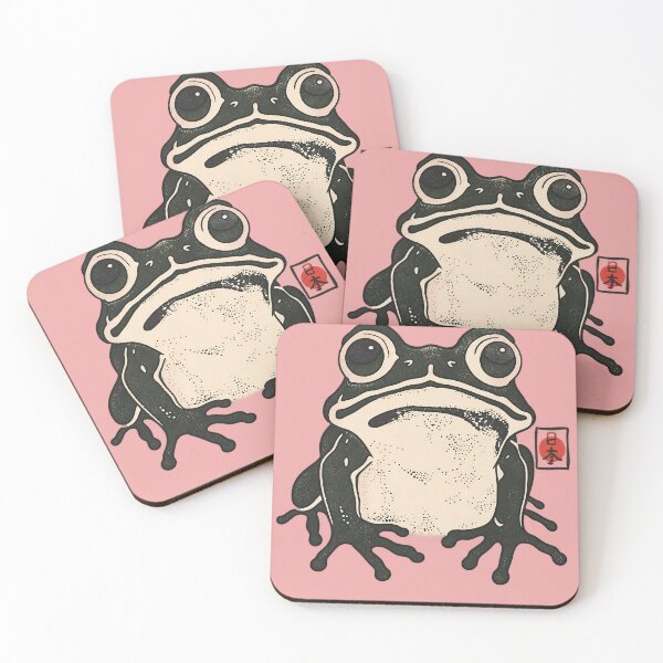 Item preview, Grumpy Ukiyo e Toad Sticker designed and sold by Bob Meme Life.