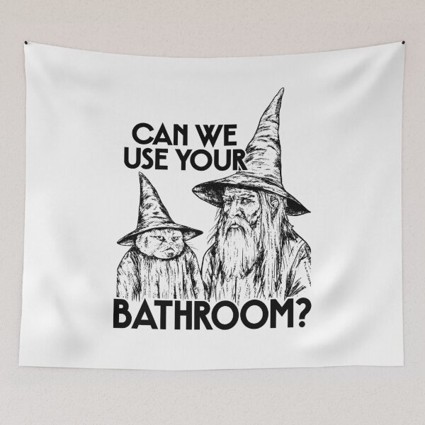 Item preview, Can We Use Your Bathroom designed and sold by Adebucat.