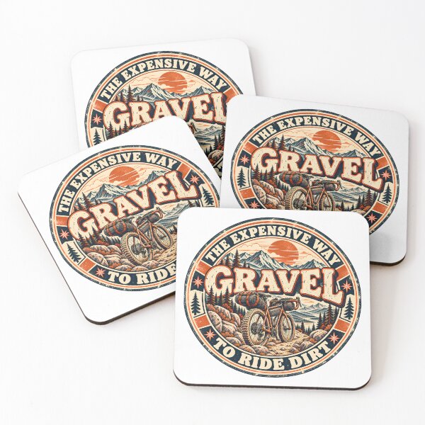 Item preview, Gravel The Expensive Way To Ride Dirt Badge designed and sold by Win Hardy.