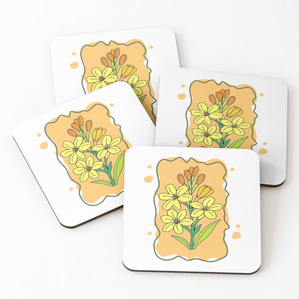Item preview, Yellow Flower Orange designed and sold by GeoGoose.