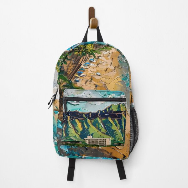 Item preview, Tropical beach dream – turquoise sea and green coastal mountains designed and sold by Artdavesalzburg.