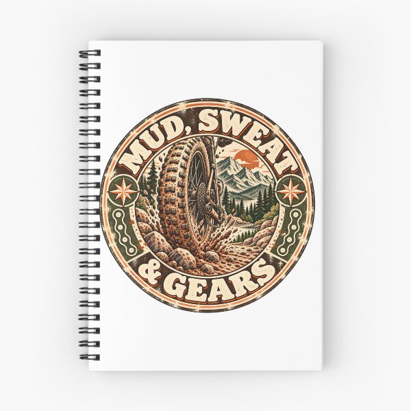Item preview, Mud Sweat and Gears Vintage Off Road Biking Badge designed and sold by Win Hardy.