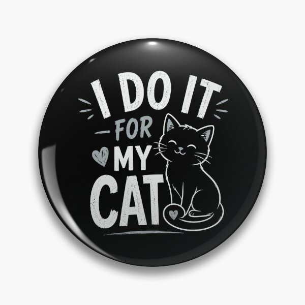 Item preview, I Do It For My Cat – Funny Cat Lover Design White designed and sold by CtrlAltLaugh.