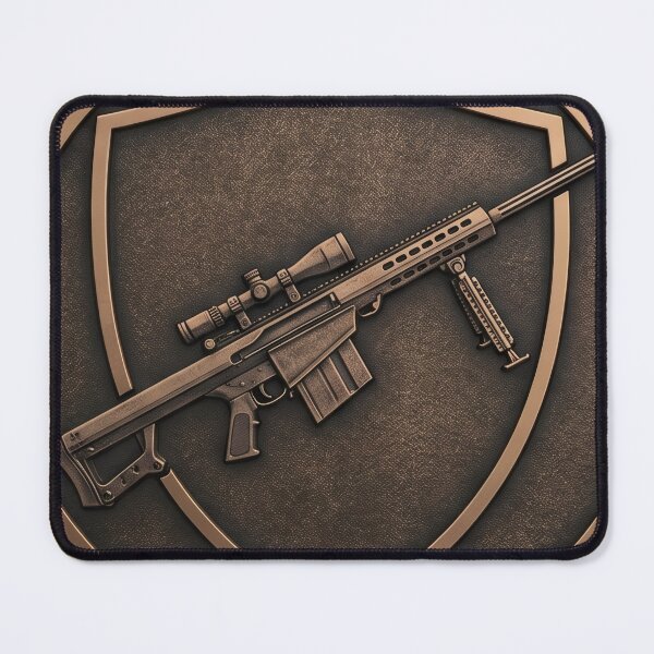 Item preview, M82 Solving Problems From Another Zip Code Gun Humor Emblem designed and sold by ArtDreams92.