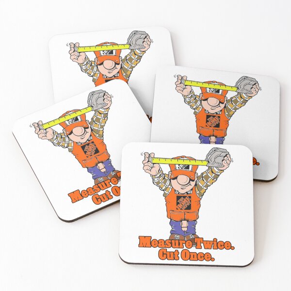 Item preview, Measure Twice, Cut Once  designed and sold by bewleysweeper.