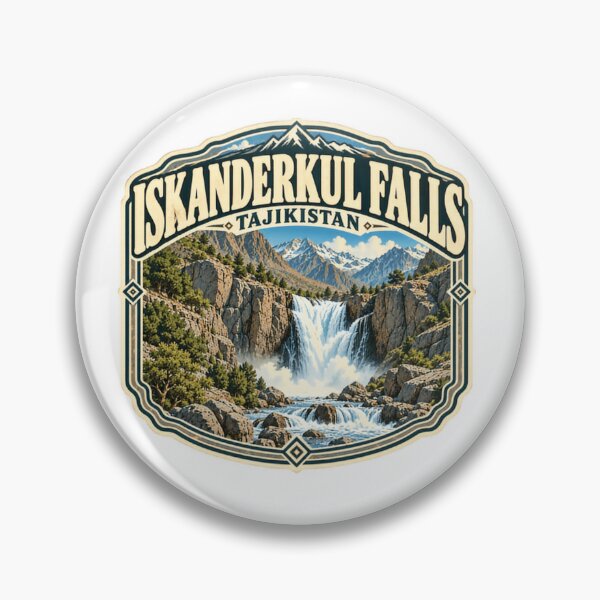 Item preview, Iskanderkul Falls Tajikistan Travel Destination Adventure designed and sold by Simsimah26Parks.