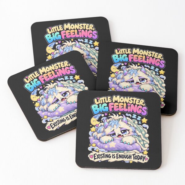 Item preview, LMBF - Sleepy Monster Existing Is Enough Today Quote designed and sold by aventi24.