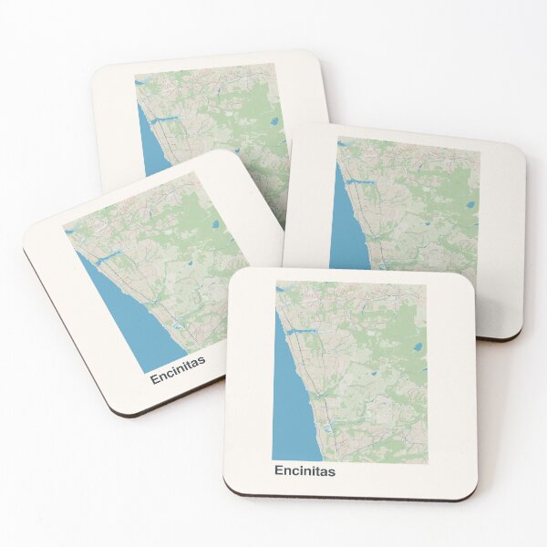Item preview, Encinitas Minimalistic Map Art designed and sold by MapsNerd.