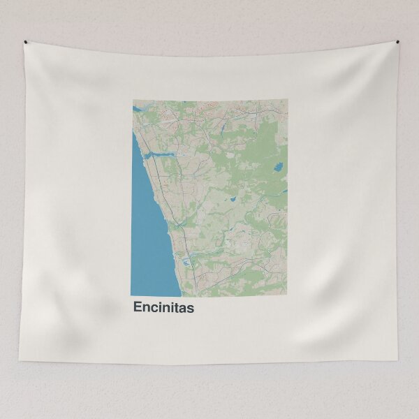 Item preview, Encinitas Minimalistic Map Art designed and sold by MapsNerd.