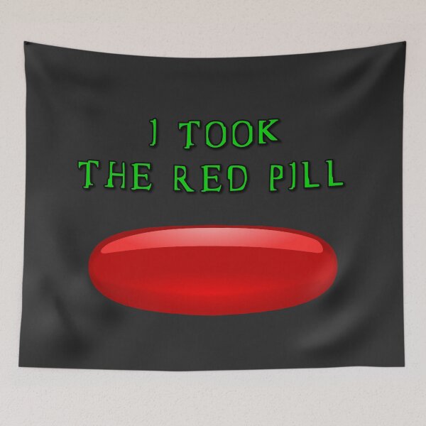 Item preview, I Took the Red Pill designed and sold by Karate Octopus.