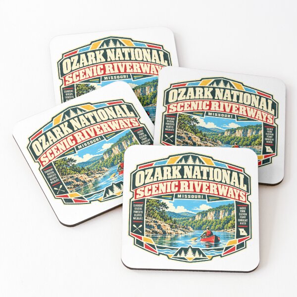 Item preview, Ozark National Scenic Riverways Missouri Outdoor Adventure Paddling Enthusiast Nature Lover designed and sold by JonesFlora2025.