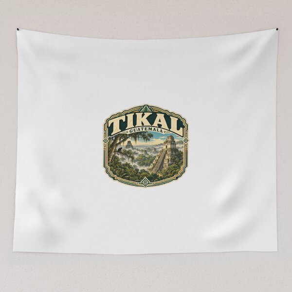 Item preview, Tikal Guatemala Mayan Ruins Explorer Travel designed and sold by Simsimah26Parks.
