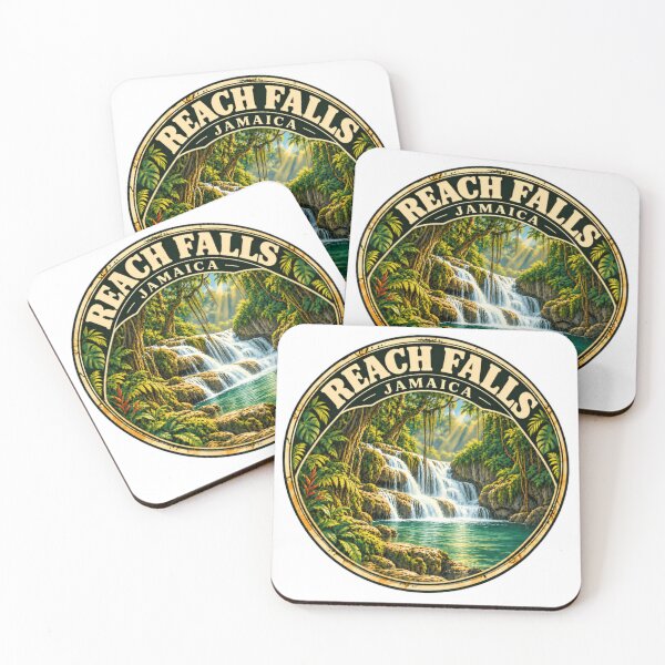 Item preview, Reach Falls Jamaica Waterfall Caribbean Island Travel Vacationer designed and sold by Simsimah26Parks.