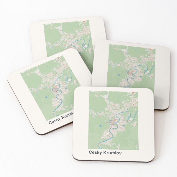 Item preview, Cesky Krumlov Minimalistic Map Art designed and sold by MapsNerd.