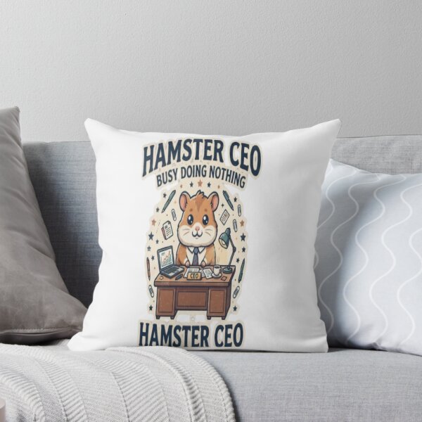 Item preview, Hamster CEO Busy Doing Nothing Funny Office Hamster designed and sold by EssentialsWear.
