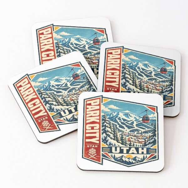 Item preview, Park City Utah Ski Travel Souvenir Skier Snowboarder designed and sold by NeedForParks.