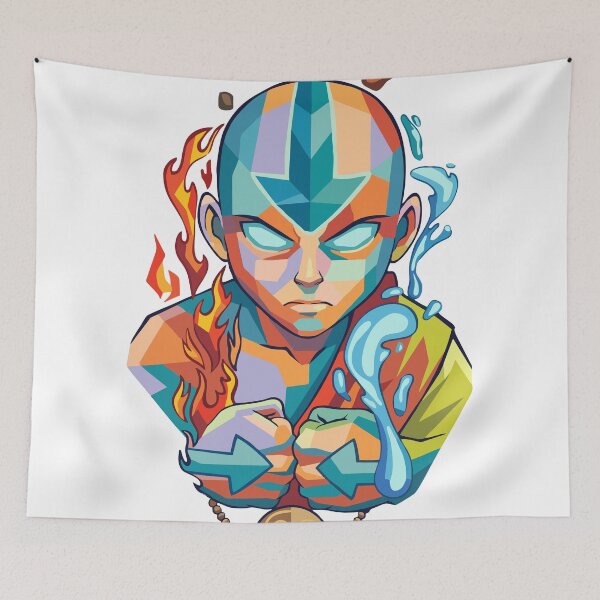Item preview, Avatar The Last Airbender WPAP Pop Art Illustration – Elemental Adventure Fan Art designed and sold by Drm7.