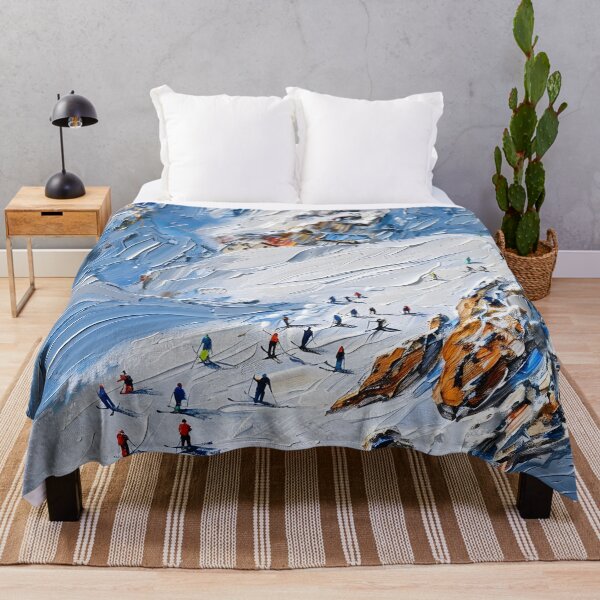 Item preview, Val-d'Isère – Skiers in the alpine winter landscape designed and sold by Artdavesalzburg.
