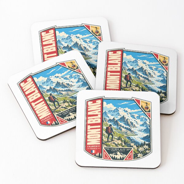 Item preview, Mont Blanc Chamonix France French Alps Hiker Mountaineer designed and sold by kristyparkStar3.