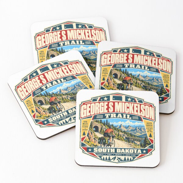 Item preview, George's Mickelson Trail South Dakota Biking Cyclist Black Hills Adventure designed and sold by JasonStars123.