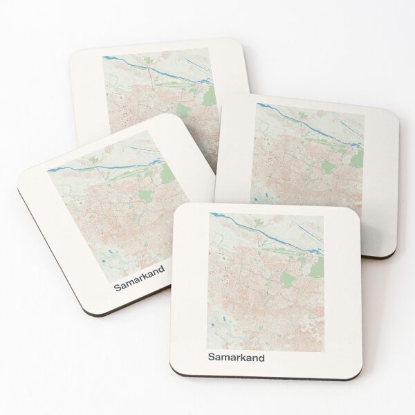 Item preview, Samarkand Minimalistic Map Art designed and sold by MapsNerd.