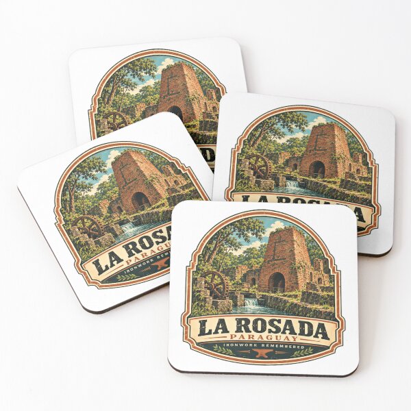 Item preview, La Rosada Paraguay Ironwork Remembered Historic Industrial Heritage Landmark designed and sold by ManilStuck237.