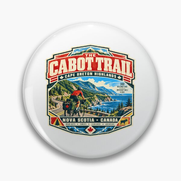 Item preview, The Cabot Trail Cape Breton Highlands Nova Scotia Canada Cycling Adventure designed and sold by JonesFlora2025.