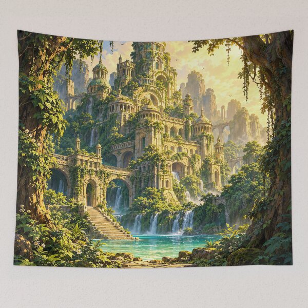 Item preview, The Lost Kingdom – Enchanted Fantasy Ruins designed and sold by Curio Meridian.