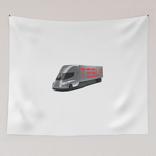 Item preview, Tesla Semi Truck Art designed and sold by SofaKingTESLA.
