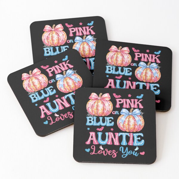 Item preview, Pink or Blue Auntie Loves You Disco Pumpkin Gender Reveal designed and sold by Gargamal.