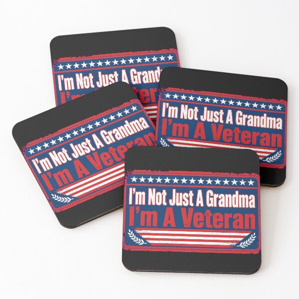 Item preview, I'm Not Just A Grandma I'm A Veteran American Flag designed and sold by AEROOZETA.