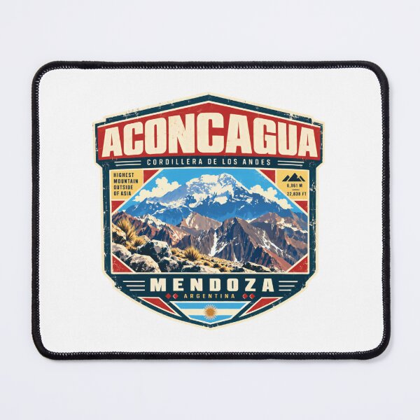 Item preview, Aconcagua Cordillera De Los Andes Highest Mountain Outside Of Asia Mendoza Argentina Mountaineering designed and sold by kristyparkStar3.