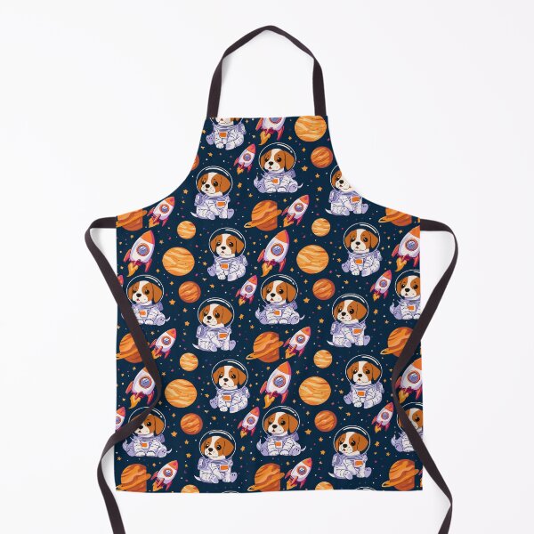 Item preview, Puppy Astronaut Space Adventure Pattern designed and sold by NicolasGlowArt.