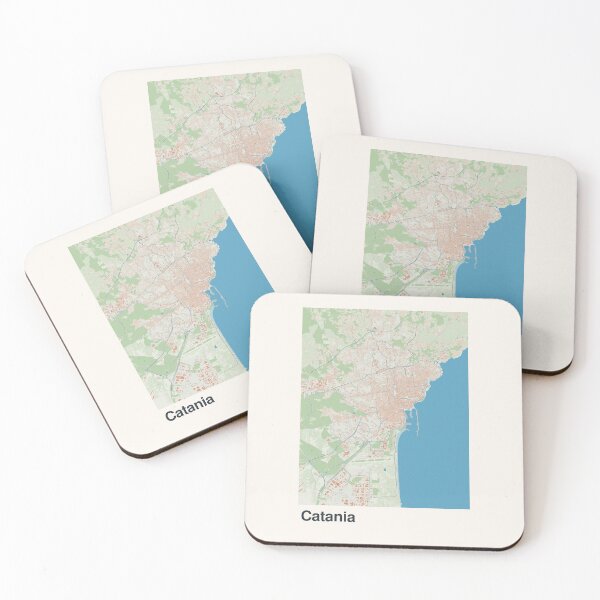 Item preview, Catania Minimalistic Map Art designed and sold by MapsNerd.