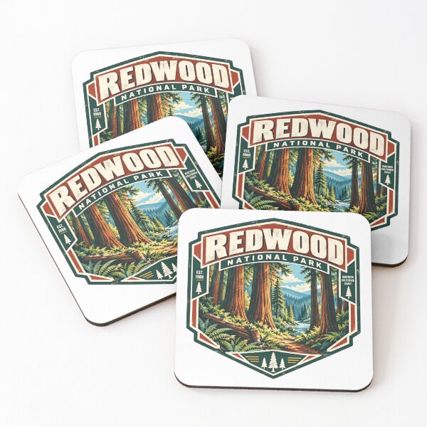 Item preview, Redwood National Park Est. 1968 Northern California Coast Nature Travel designed and sold by JonesFlora2025.