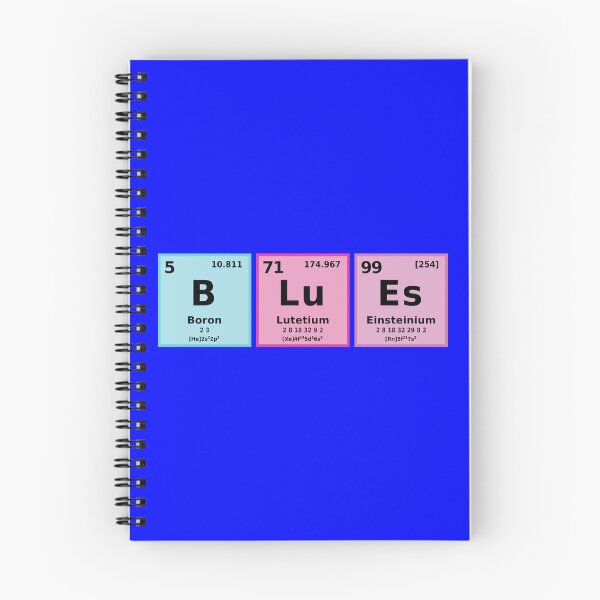 Item preview, Periodic Table BLuEs designed and sold by Karate Octopus.