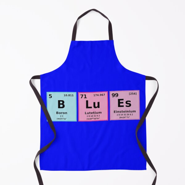 Item preview, Periodic Table BLuEs designed and sold by Karate Octopus.