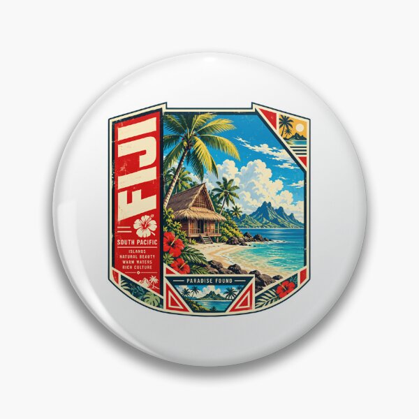 Item preview, Fiji South Pacific Islands Natural Beauty Warm Waters Rich Culture Paradise Found Tropical Travel Vacationer designed and sold by JonesFlora2025.