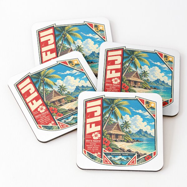 Item preview, Fiji South Pacific Islands Natural Beauty Warm Waters Rich Culture Paradise Found Tropical Travel Vacationer designed and sold by JonesFlora2025.