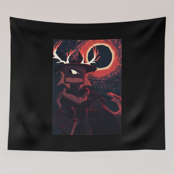 Item preview, Dark Mysterious Character with Antlers and Eclipse designed and sold by fibiiistd.