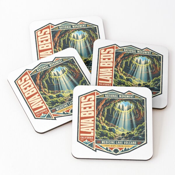 Item preview, Lava Beds California National Monument Medicine Lake Volcano Est. 1925 National Park Traveler designed and sold by NeedForParks.