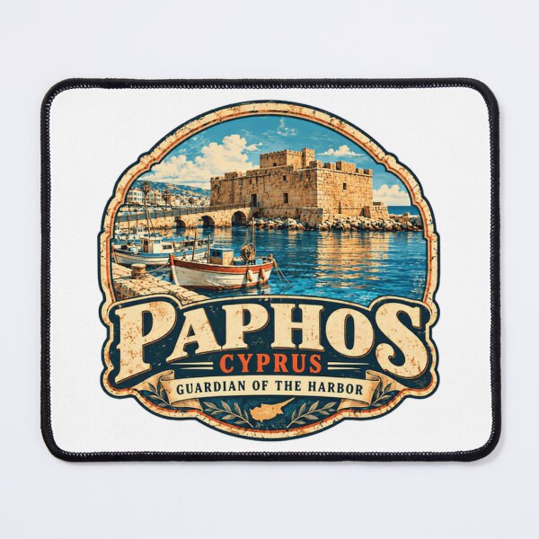 Item preview, Paphos Cyprus Guardian Of The Harbor Travel Vacation Souvenir Destination designed and sold by ManilStuck237.