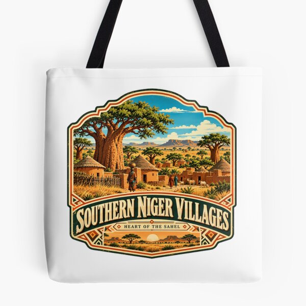 Item preview, Southern Niger Villages Heart Of The Sahel African Travel Culture Heritage designed and sold by Simsimah26Parks.