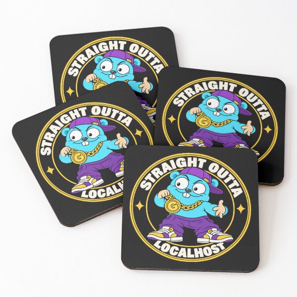 Item preview, Golang gopher mascot Go language localhost designed and sold by Olena Du.