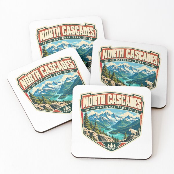 Item preview, North Cascades National Park Mountains Hiking Outdoors designed and sold by kristyparkStar3.