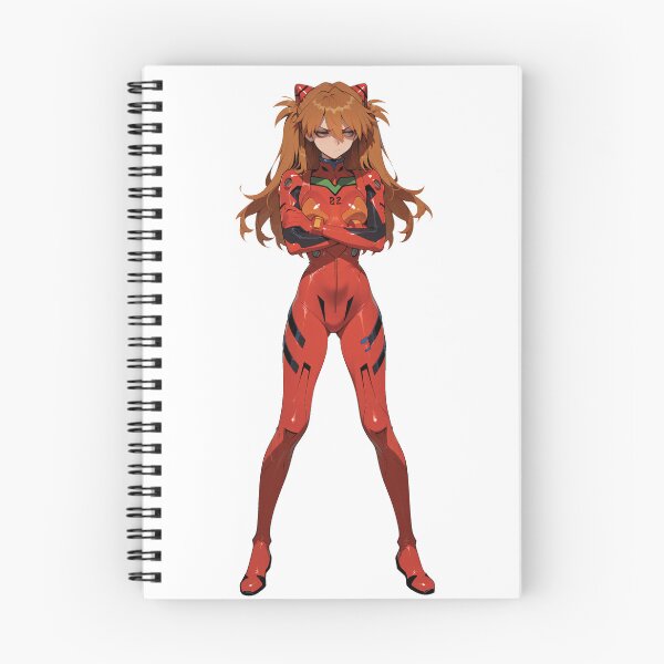 Item preview, Asuka Langley Sticker | Evangelion Tsundere Anime Decal designed and sold by RGB-crayon.
