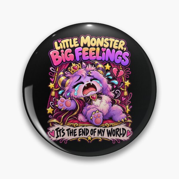 Item preview, LMBF - Dramatic Cute Monster It's the End of My World designed and sold by aventi24.